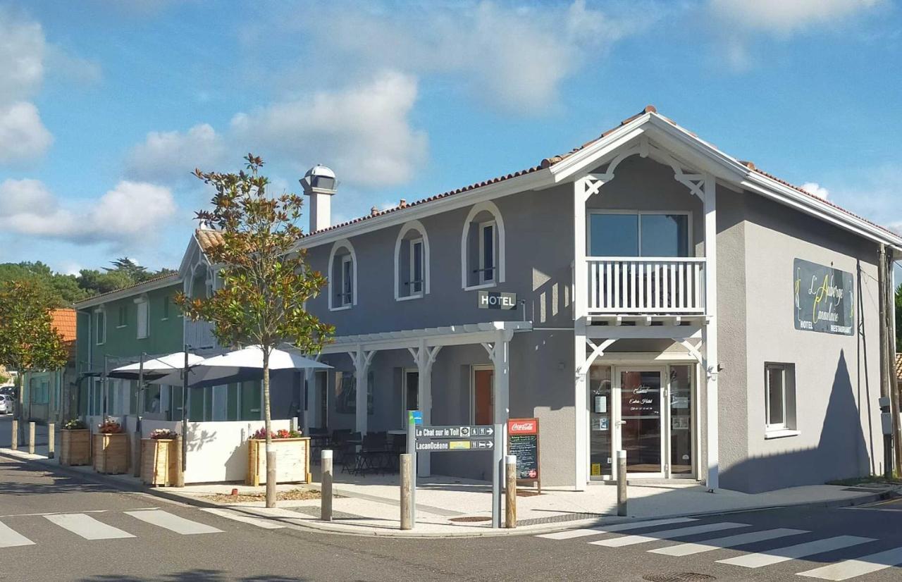 Hotel L'Auberge Canaulaise Lacanau Dış mekan fotoğraf